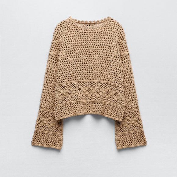 Zara Crochet Sweater - Picture 4 of 7